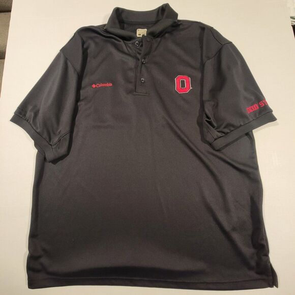 Columbia Performance Gear PFG Ohio State Buckeyes Men's Polo Large - Picture 1 of 9